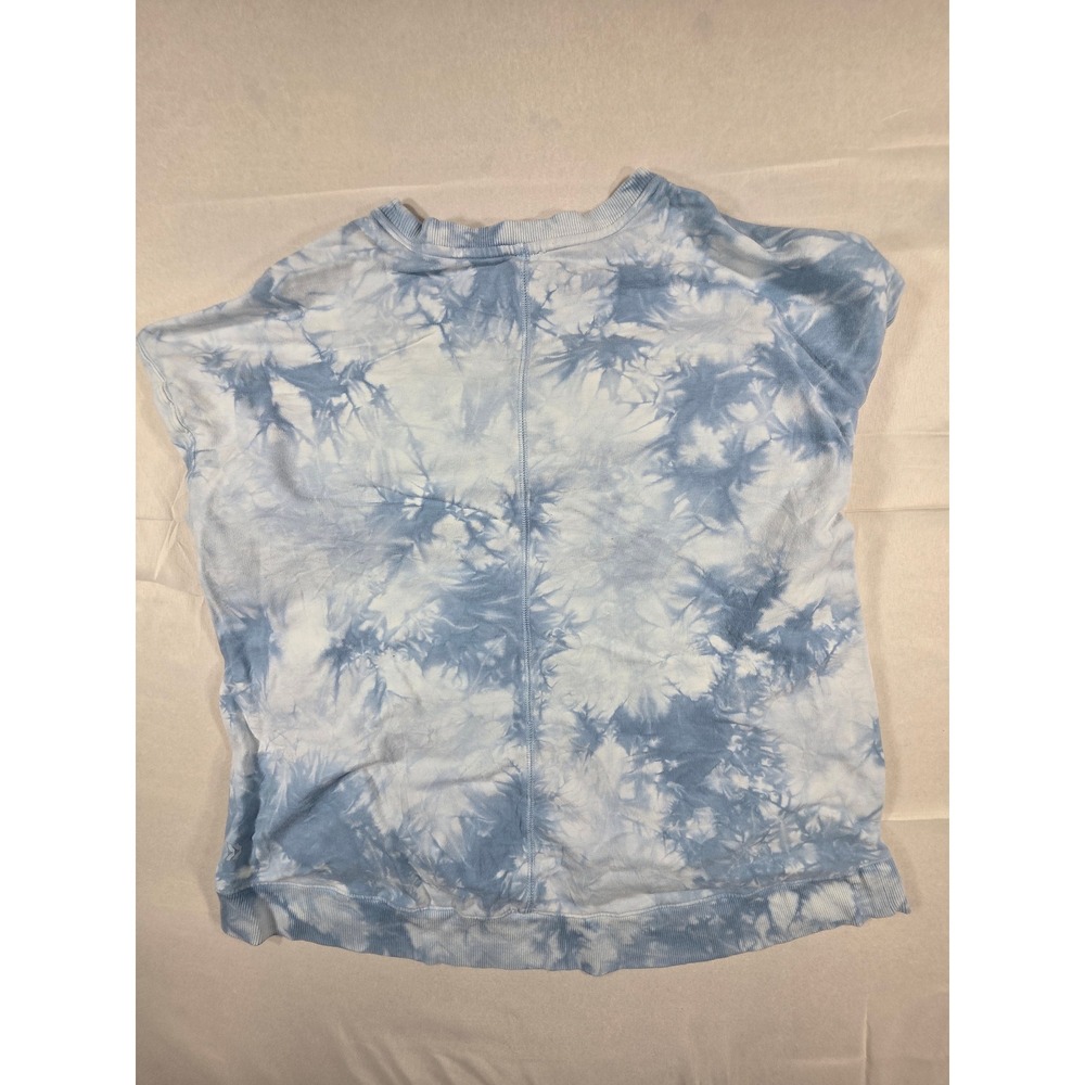 All In Motion Womens Large Blue Tie Dye Crewneck Sweatshirt Long Sleeve Active - Picture 3 of 6